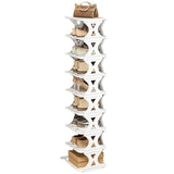 Space-Saving Multi-Layered Shoe Rack