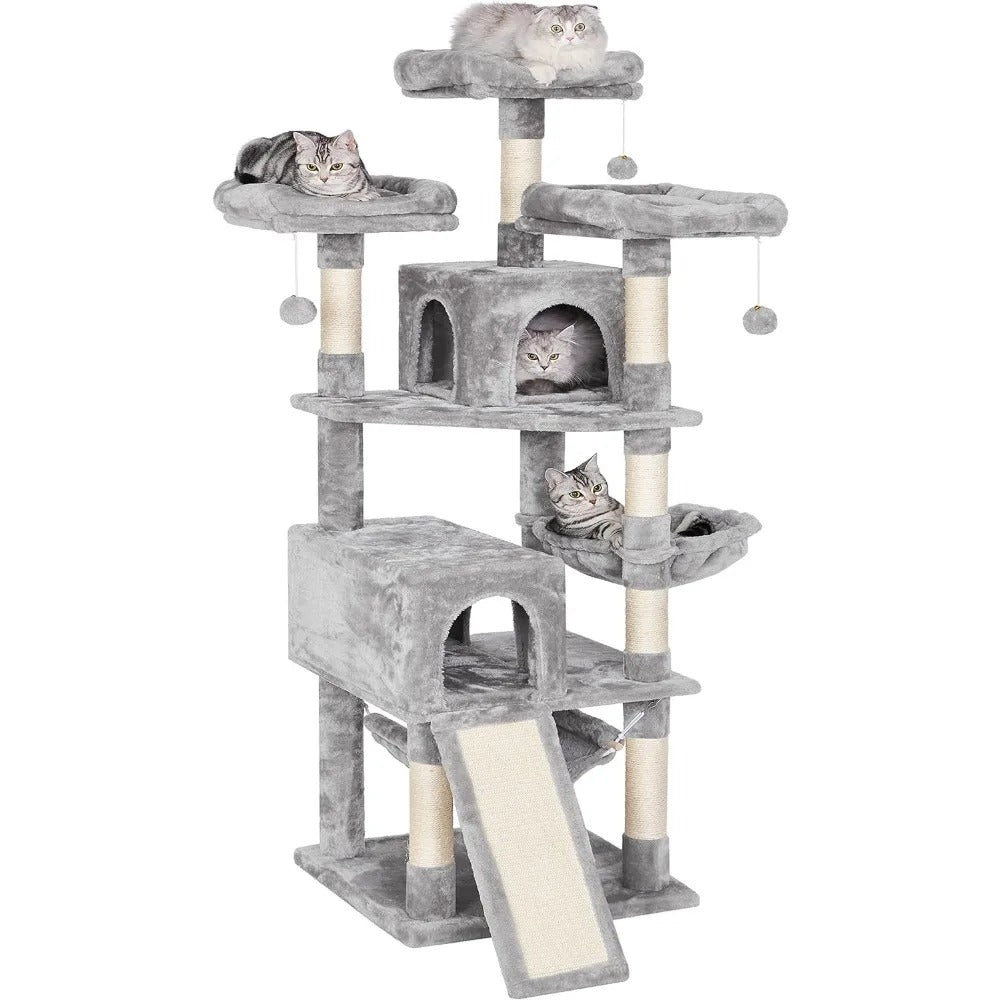 64.5 Inches Multi-Level Cat Tree for Indoor Cats