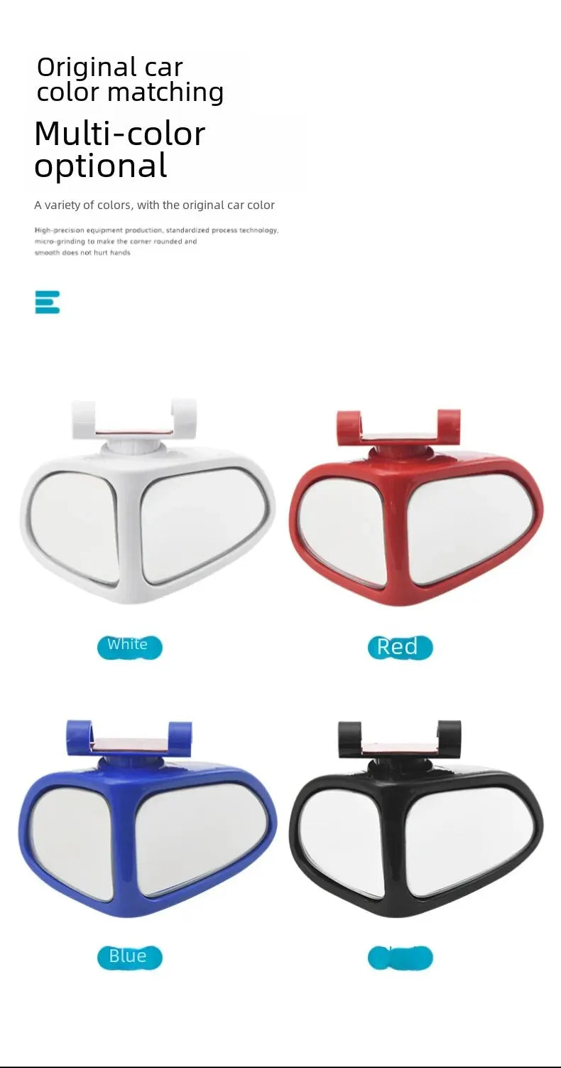 360° Double Vision Car Rearview Mirror