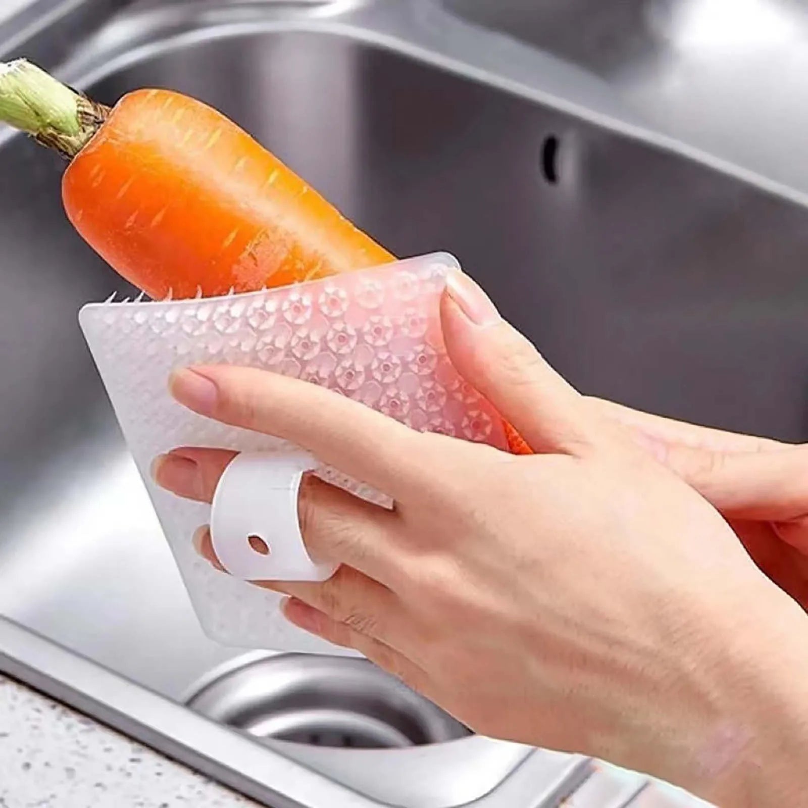 3-in-1 Soap Dispensing Scrub Brush Set