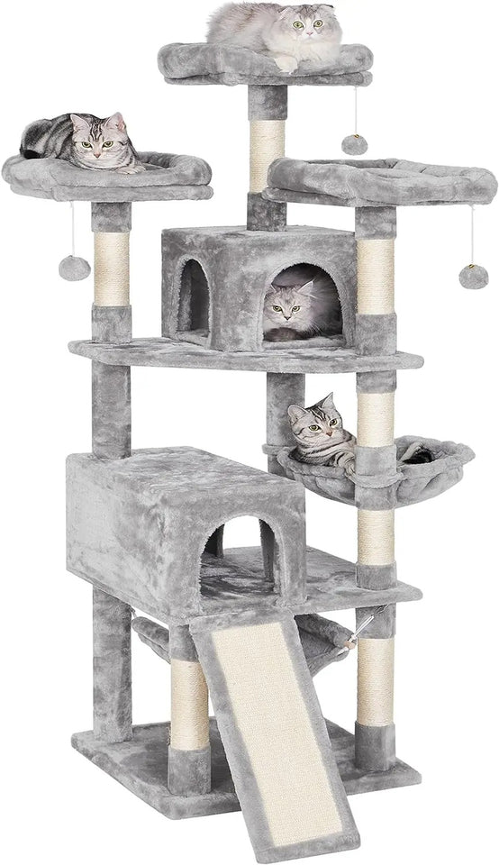 64.5 Inches Multi-Level Cat Tree for Indoor Cats