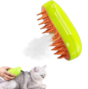 3 in 1 self-cleaning Massage Combs Effective cat steamy brush