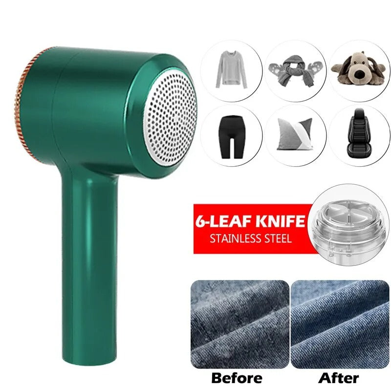 USB Rechargeable Clothes Lint Remover & Hair Ball Trimmer
