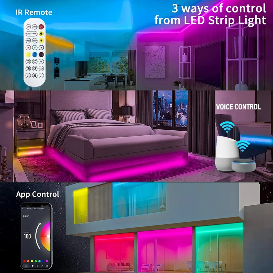 RGB Neon Strip 24W WIFI Smart LED