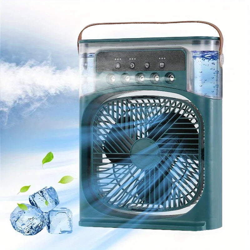 HydroBreeze: Portable USB Air Conditioner Fan & Humidifier Combo
