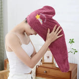 Luxury Microfiber Hair Towel Cap
