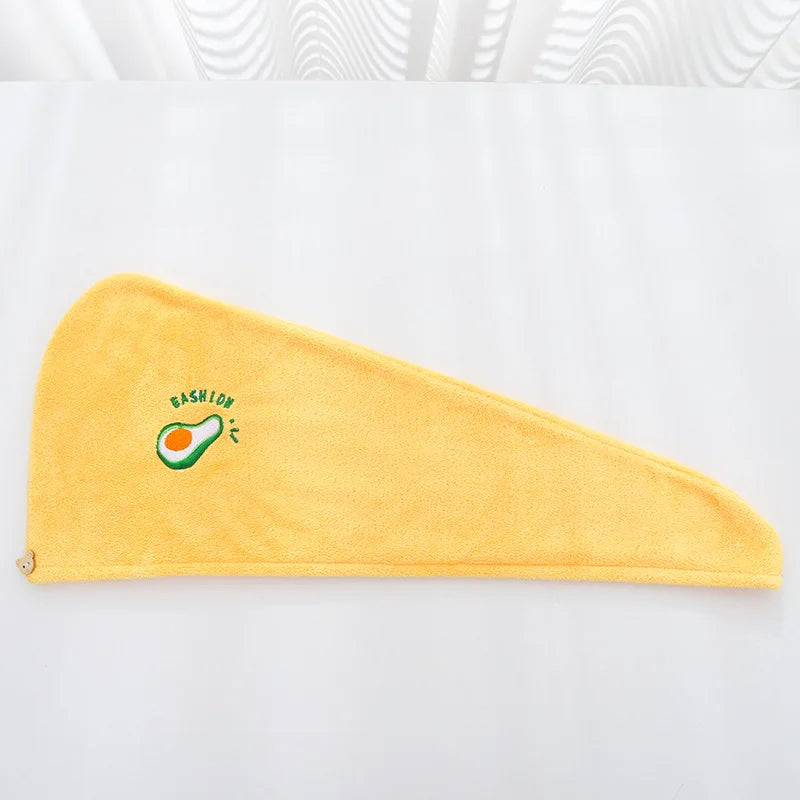 Luxury Microfiber Hair Towel Cap