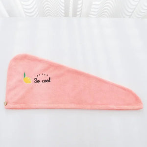 Luxury Microfiber Hair Towel Cap