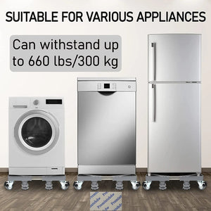 Adjustable Fridge & Washing Machine Stand