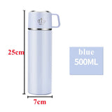 Stainless Steel Thermos Flask Coffee Mug with Tea Separation - 500ml