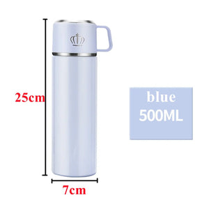 Stainless Steel Thermos Flask Coffee Mug with Tea Separation - 500ml