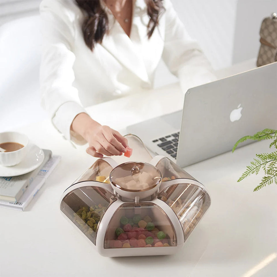 Lotus Blossom Dry Goods Storage Tray