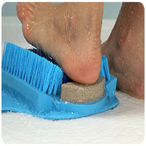JOYLIVE Foot Brush Scrubber with Pumice Stone