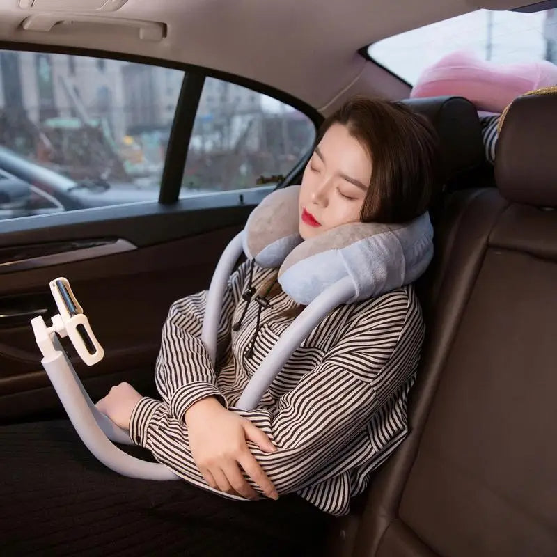 Neck Pillow Phone Stand