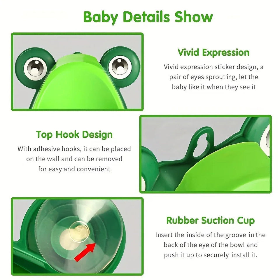 HoppyPotty™: Cute Frog Potty Training Urinal Boy