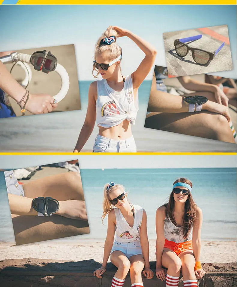 Foldable Square Sunglasses for Outdoor Activities