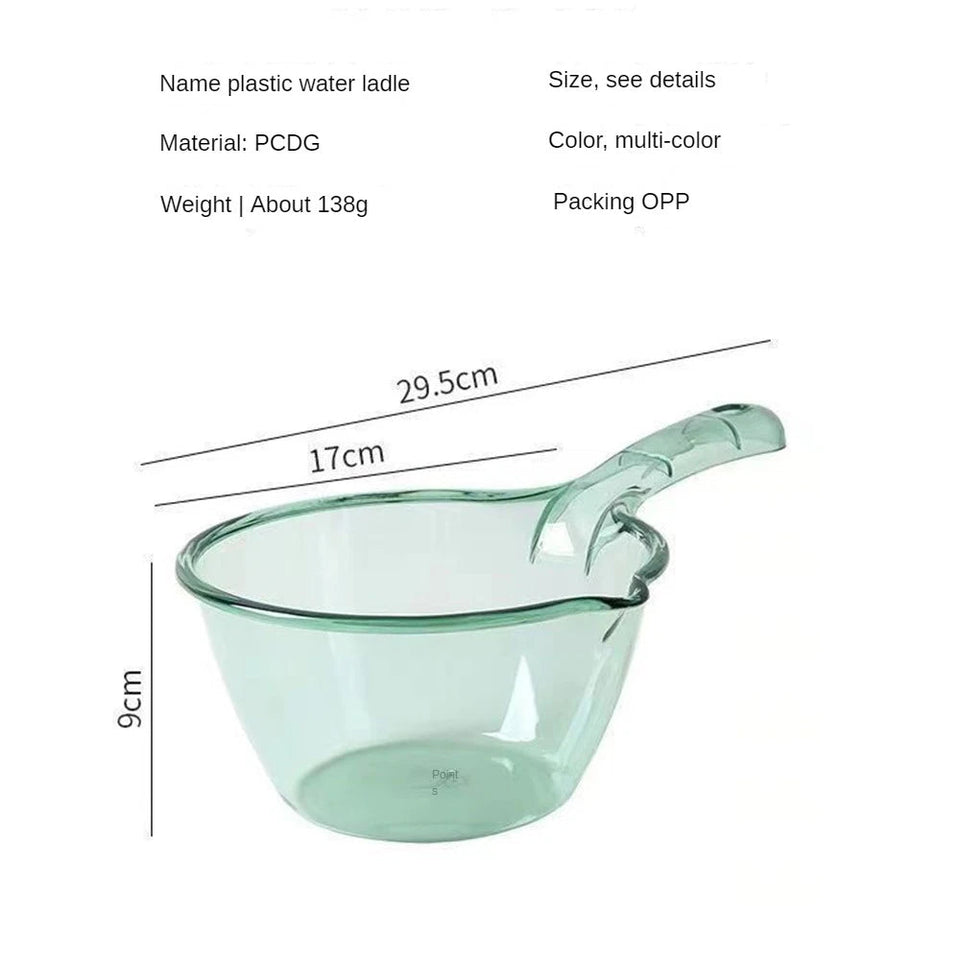 Premium Crystal Clear Water Scoop