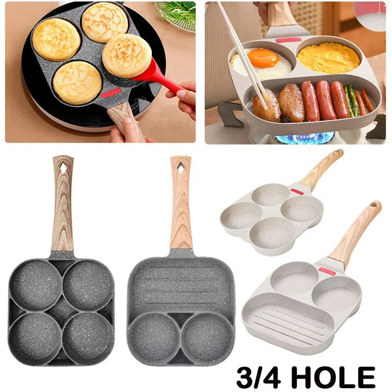 Multi-Hole Non-stick Omelette Pan