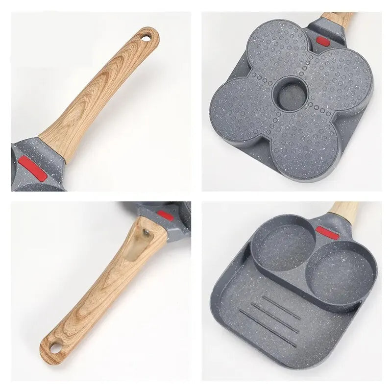 Multi-Hole Non-stick Omelette Pan