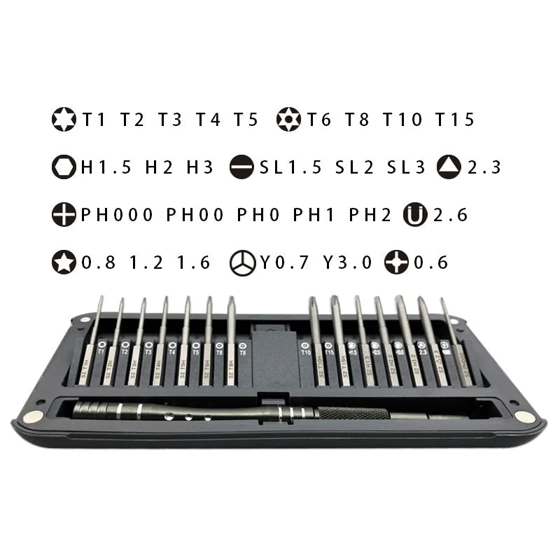 30-In-1 Magnetic Precision Screwdriver Set