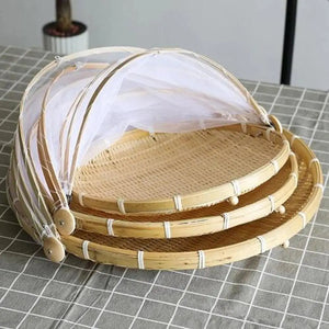 Bamboo Anti-Insect Food Storage Basket