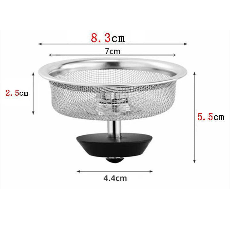 Swivel Lock Kitchen Sink Strainer Drain