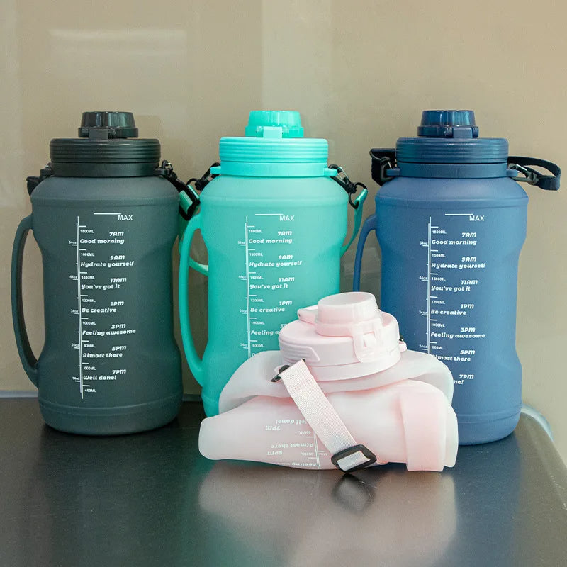 HydraFlex™ 2L Silicone Sports Water Bottle