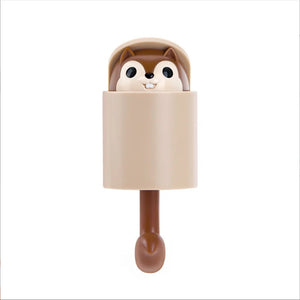 Squirrel Surprise Adhesive Wall Hook