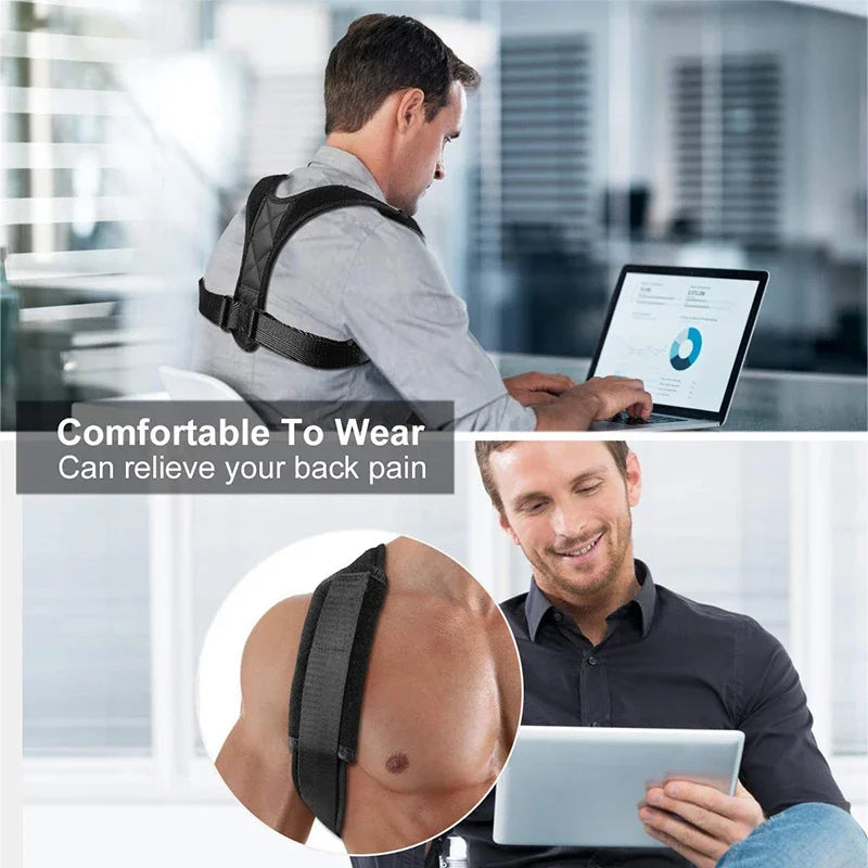 PosturePro™ Men's Back Support Brace