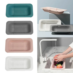 EcoFold Drain Basket: Kitchen Strainer & Storage
