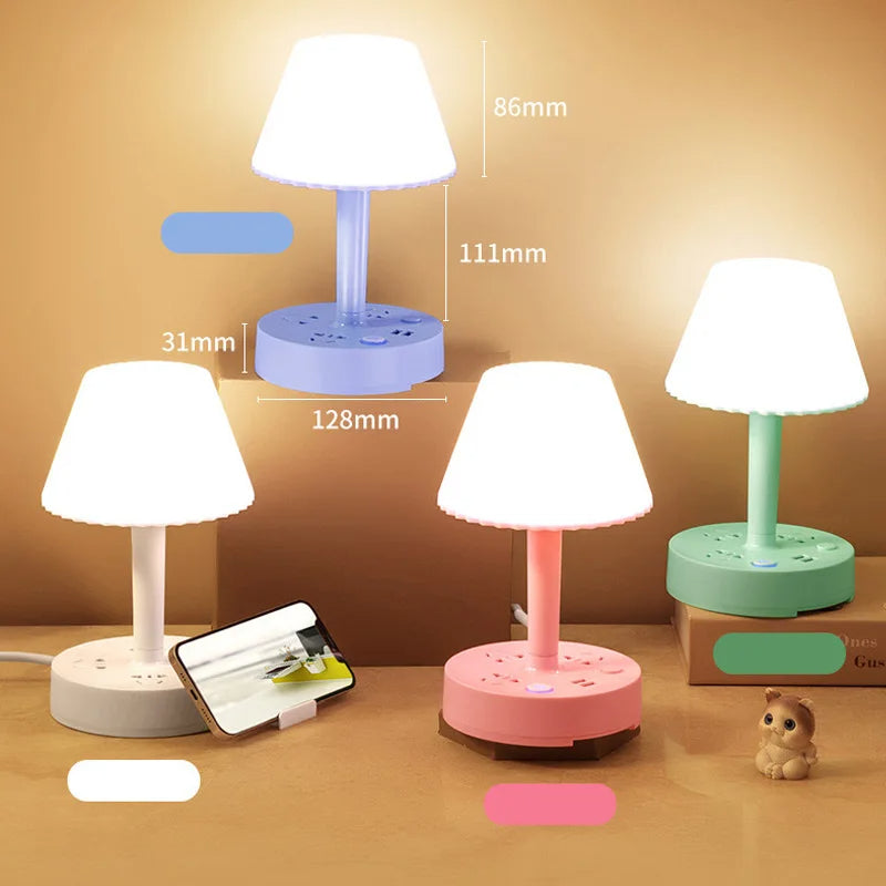 Ambient Light & Socket Hub with USB Ports