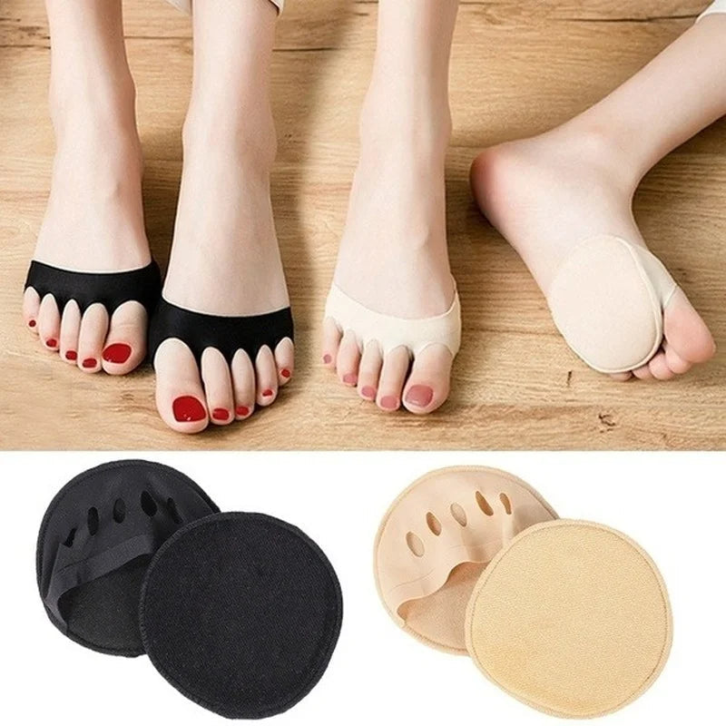 Women's Five-Toe Forefoot Pads for High Heels