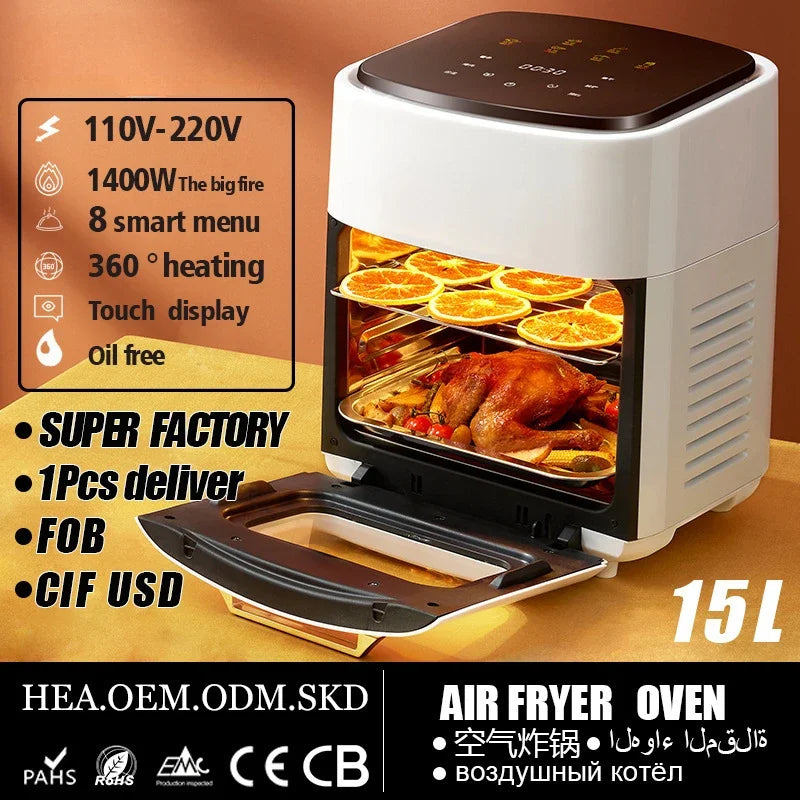 Culinary Mastermind 15L Visual Air Fryer