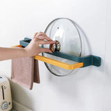 Multipurpose Wall-Mount Shoe & Towel Rack