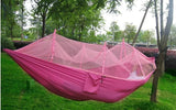 Outdoor Double Hammock with Mosquito Net