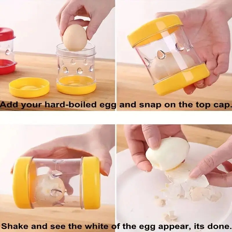 Egguinox: Boiled Egg Peeler & Cracker Combo