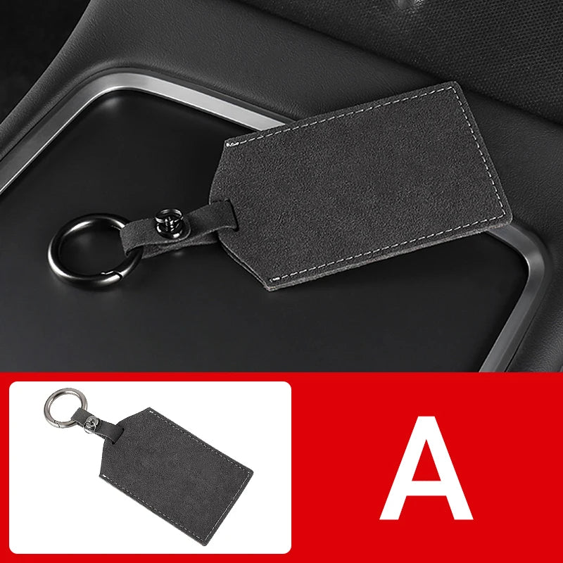 Tesla Leather Key Card Holder Pack