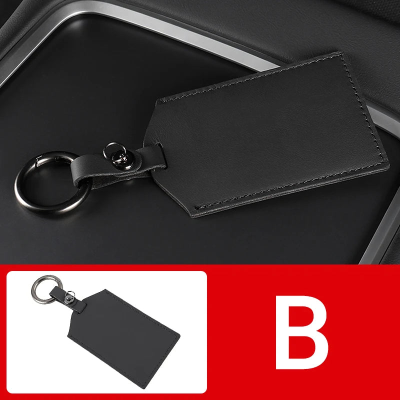 Tesla Leather Key Card Holder Pack