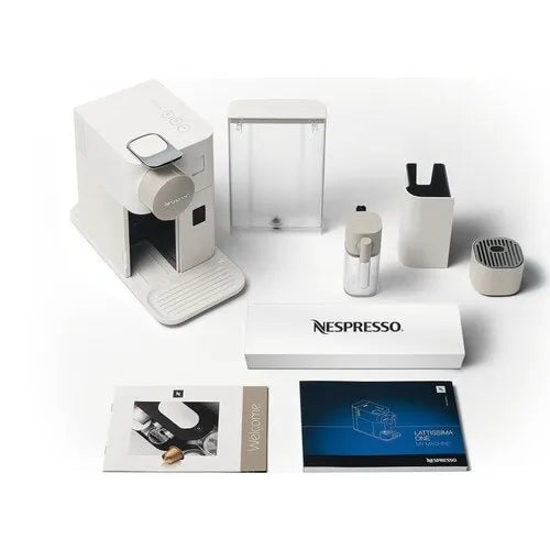 Nespresso F111 Lattissima White Coffee Machine