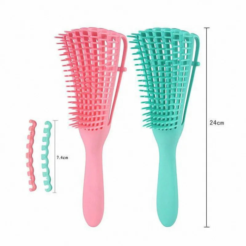 OctoGlide Multicolor Hair Brush