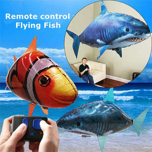 Remote-Controlled Inflatable Flying Fish Toy