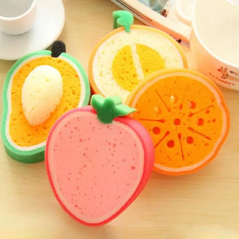 Fruity Exfoliating Bath Sponge Set