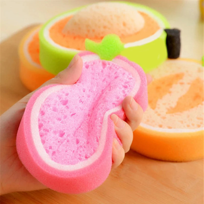 Fruity Exfoliating Bath Sponge Set