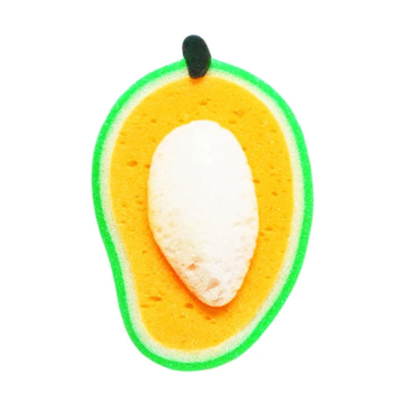 Fruity Exfoliating Bath Sponge Set