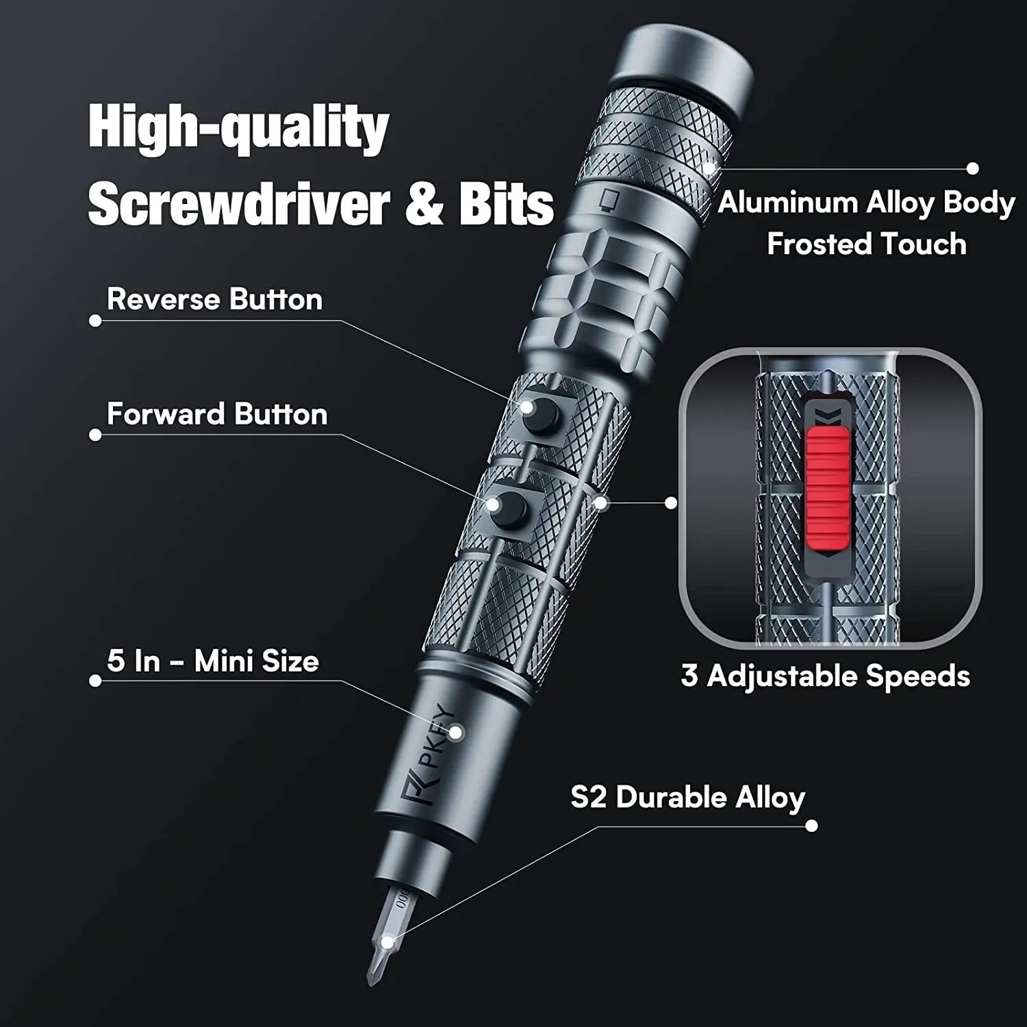 TechPro Plus Precision Electric Screwdriver Set