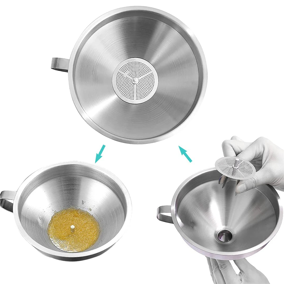 Stainless Steel Kitchen Funnel