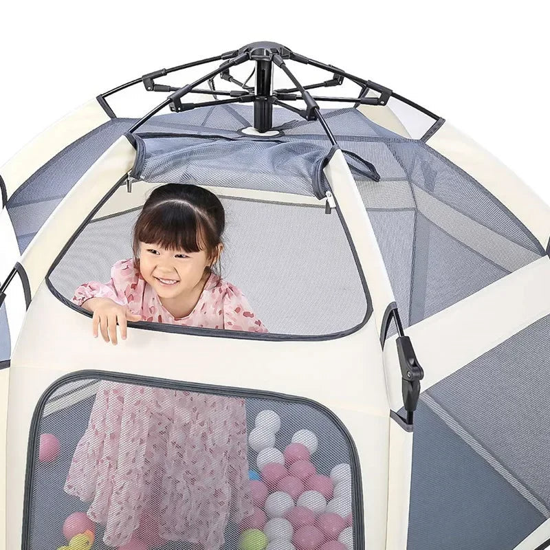 Portable Children's Play Castle Tent