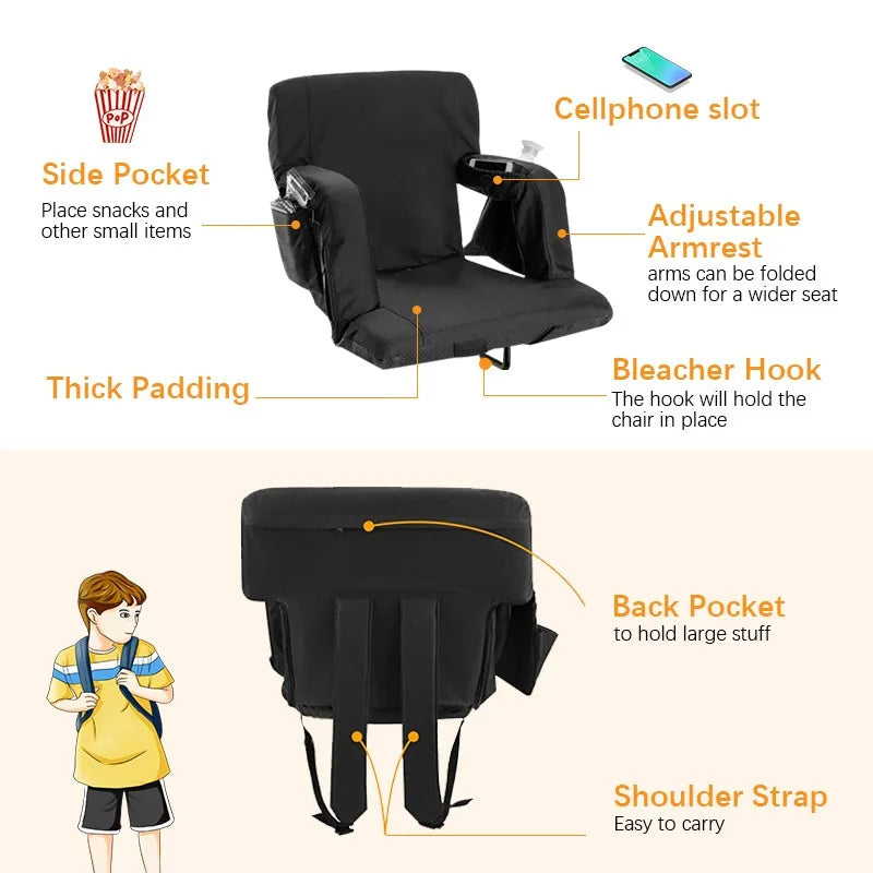 ThermoFold™ XL Heated Stadium Chair