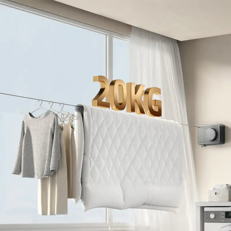 SpaceSaver™ Retractable Clothesline