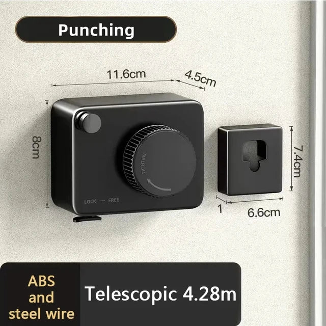 SpaceSaver™ Retractable Clothesline